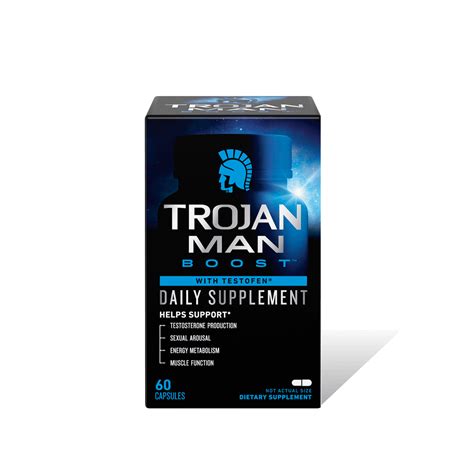 Trojan™ Man Boost Sexual Arousal Supplement Support Trojan™