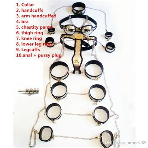 Stainless Steel Female Chastity Belt Devicecollars Bra