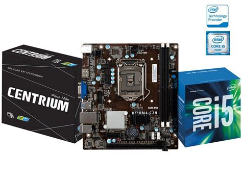 Core i5 / i7 / quad. Kit Core I5-6400 2.7ghz + Placa Mãe C2016-h110m4-c2h - R ...
