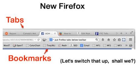 New Firefox How To Put Tabs Below Toolbar With Classic Theme Restorer Add On