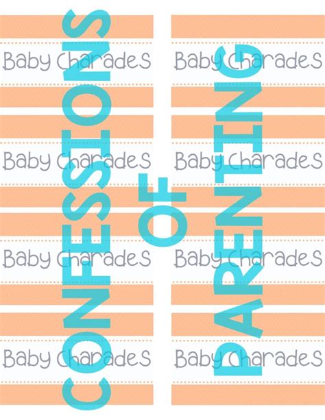 The Best Baby Charades Perfect For Baby Showers Easy Recipes Fun