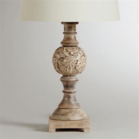 Living rooms require soft lighting to create an inviting atmosphere for your guests. Wooden Round Pedestal Table Lamp Base | Table lamp, Lamp bases