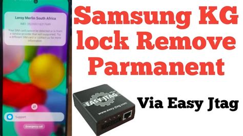 Samsung Kg Lock Remove Easyjtag Plus Method Youtube