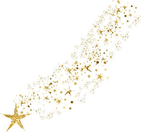 Download Hd Star Shootingstar Gold Glitter Ftestickers Gold Glitter