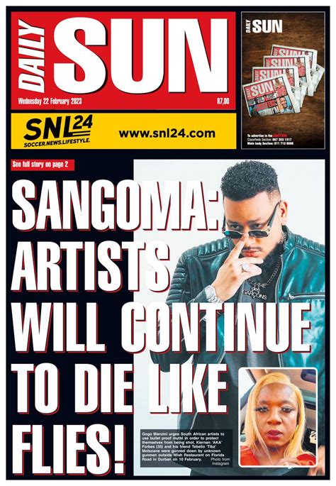 Daily Sun February 22 2023 Newspaper Get Your Digital Subscription
