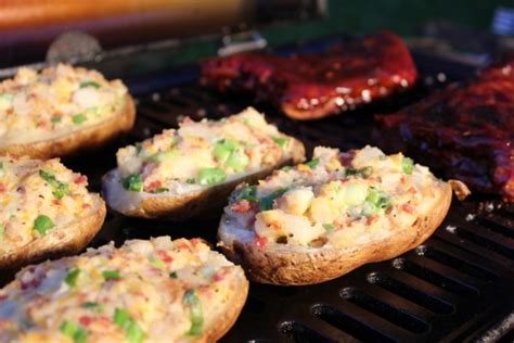 Combine salt, garlic powder and pepper in small bowl. Twice Baked Potatoes on the Grill