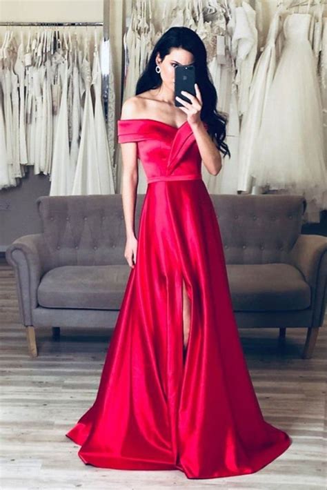 A Line Off The Shoulder Long Prom Dresses Formal Evening Gowns 6011445 Prom Dresses Long Prom