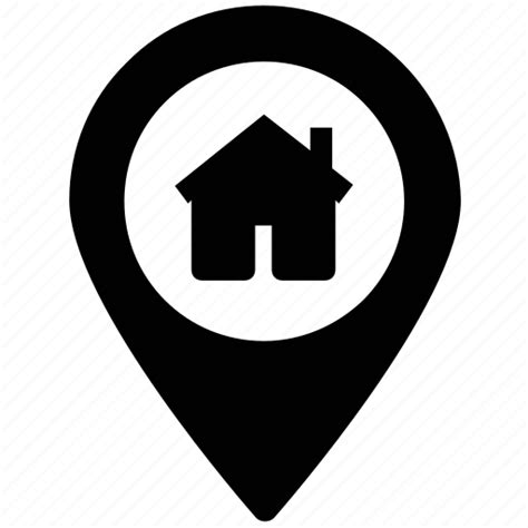 House Location Location Pointer Locator Map Navigational Pin Icon