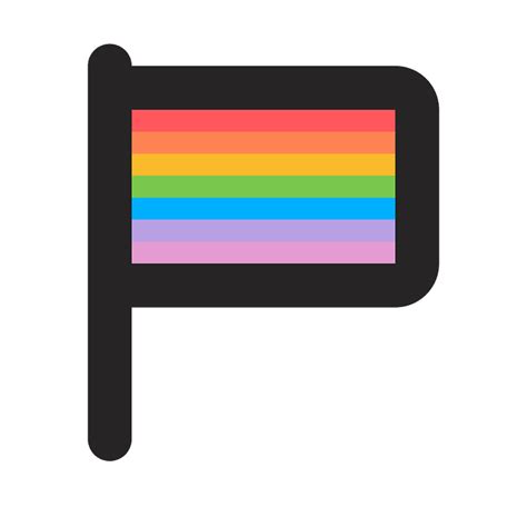 Lgbt Flag With Rod Icon Free Download Transparent Png Creazilla