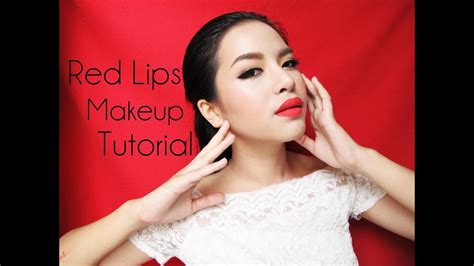 Red Lips Makeup Tutorial Youtube