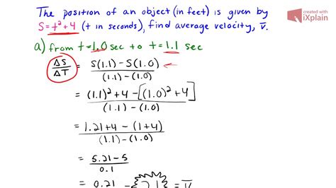 In fact, it rarely does. How to find average velocity given two times - YouTube