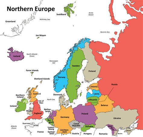 The Countries Of Northern Europe Worldatlas