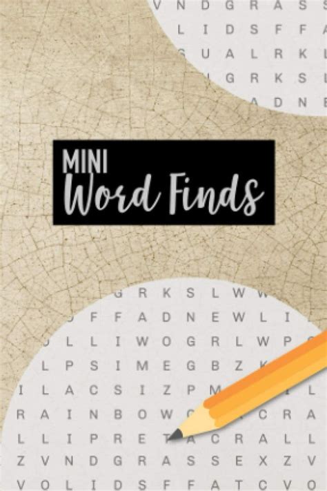 Mini Word Finds Mini Word Find Books Word Search Books For Adults