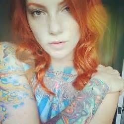 tattooed redheads inked magazine redheads girl tattoos beautiful redhead