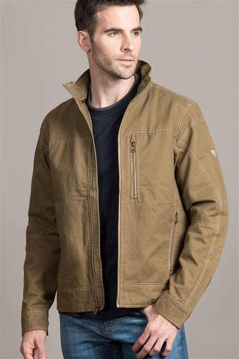 Rugged And Ready For Action Our Stylish Burr Canvas Jacket By Kuhl Is