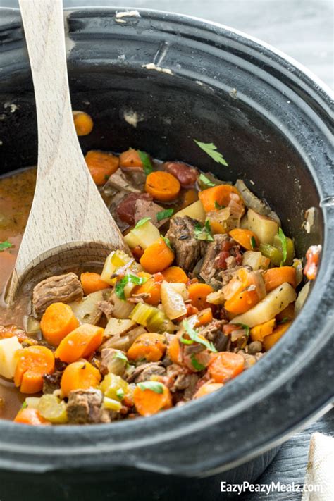 Italian Beef Stew Slow Cooker Easy Peasy Meals