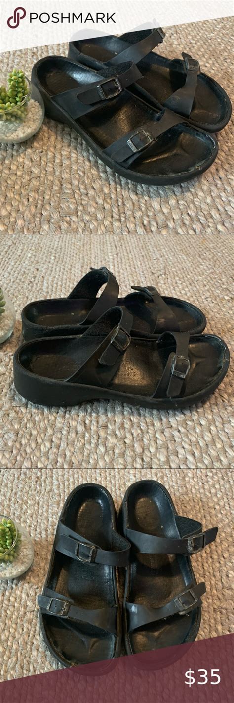 Birkenstock Tatami Leather Buckle Straps Sandals Birkenstock Tatami