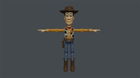 Woody From Toy Story 002 3d Model By Ipoypunk