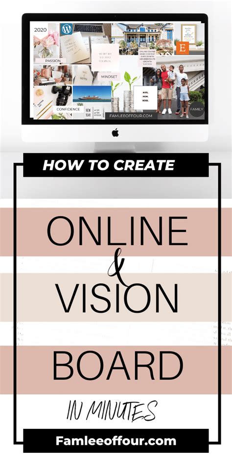 Creating A Free Beautiful Vision Board Online 2023 Online Vision