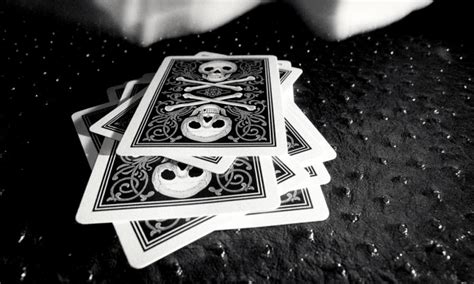 Bicycle zombie playing cards designed from the ground up with delightfully spooky original artwork, bicycle. Bicycle Skull and Bones Cards | Cool Material