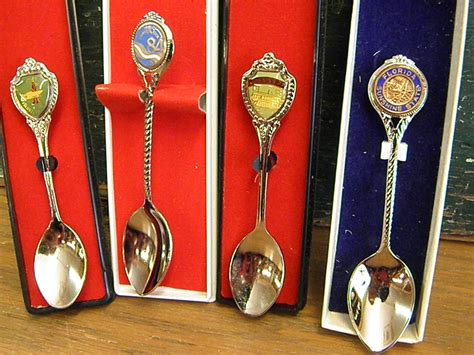 Vintage Souvenir Spoons From Four Southern States