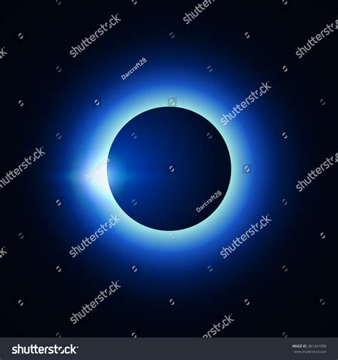 Eclipse Background Vector Illustration Stock Vector Royalty Free