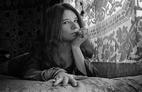 Twixnmix Janis Joplin Photographed By Jim Marshall In Her Apartment On