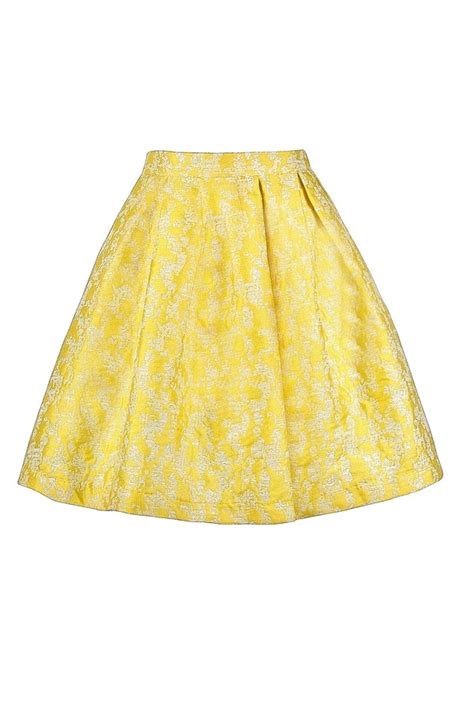 Yellow A Line Skirt Cute Yellow Skirt Bright Yellow Skirt Lily Boutique