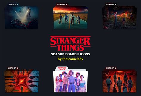 Stranger Things Season Folder Icons By Theiconiclady On Deviantart