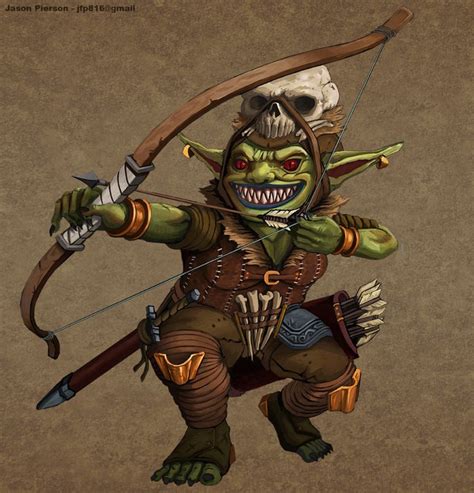 Female Goblin Archer Fighter Ranger Goblin Art Goblin Dungeons And