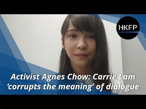 Activist Agnes Chow / Agnes Chow Wikipedia : Chow is also accused of ...