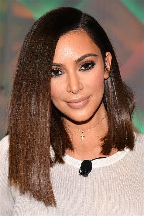 Kim kardashian west debuted her shortest haircut yet on 'the today show.' see the star's new bob here. 38 Non-Boring Ways to Wear a Lob | Long bob hairstyles ...