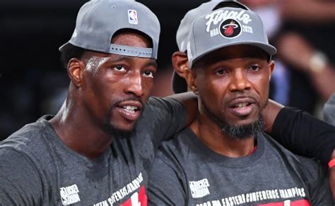Udonis haslem played such excellent games in college that he has accumulated a lot of fans who would always call u after every impressive move he made. Udonis Haslem and Bam Adebayo