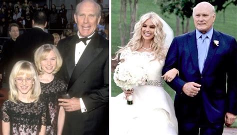 Terry Bradshaw With Daughter Rachael Who Married Rob Bionas A Football