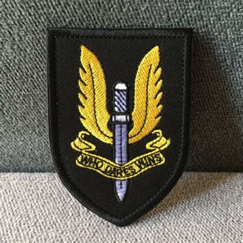 United Kingdom Special Air Service Sas Who Dares Wins Hook Loop Patch