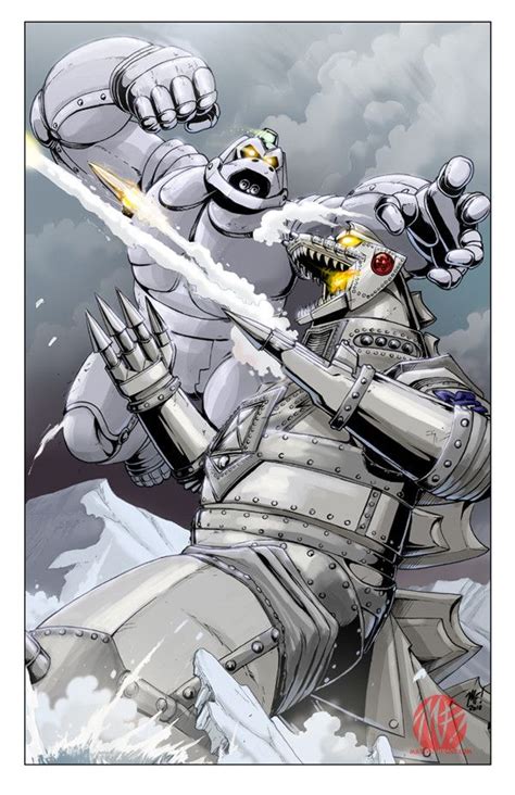 Mechagodzilla Vs Mechani Kong By Matt Frank King Kong Vs Godzilla