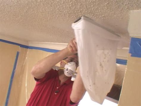 How To Remove A Popcorn Ceiling Home Improvement Projects Diy Home