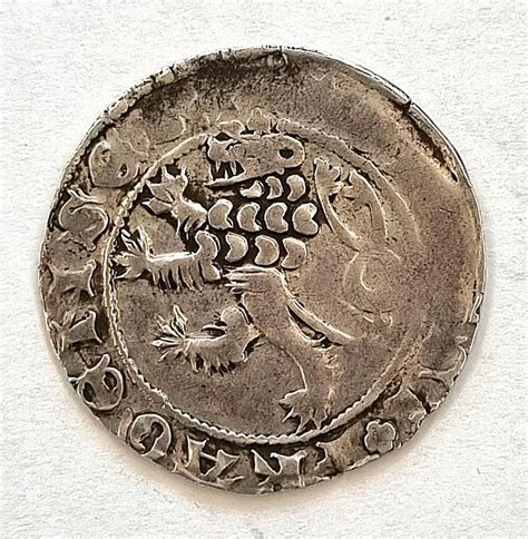 Stříbrný Pražský Groš Karel IV 1346 1378 Aukro