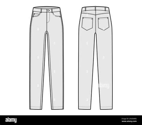 Skinny Jeans Stock Vector Images Alamy