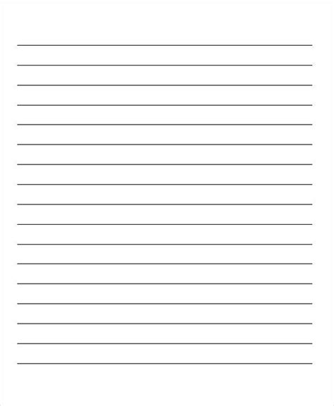 10 Free Writing Paper Template Printable Receipt Template