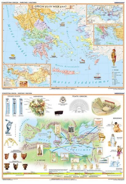 Mapa Staro Ytna Grecja Pa Stwo I Kultura Edutop
