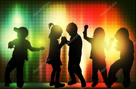 Dancing Children Silhouettes Stock Vector Image By ©eobrazy 51069631