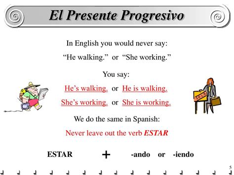 Ppt El Presente Progresivo Powerpoint Presentation Id227355