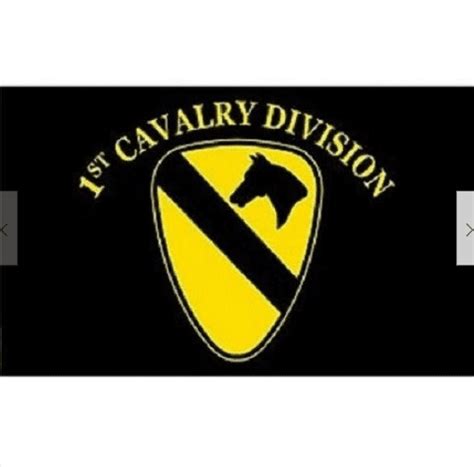 3x5 Us Army 1st First Cavalry Division Black Flag India Ubuy