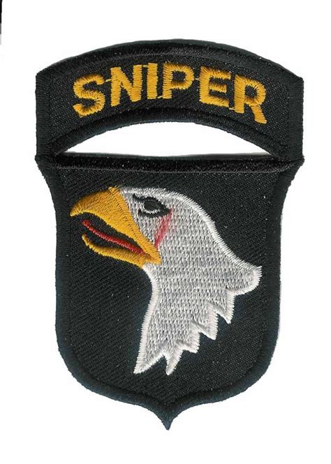 101st Airborne Division Sniper Patch 101st Airborne Division Patches