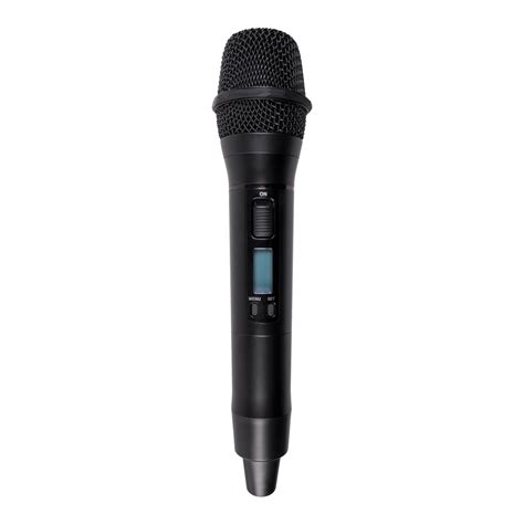 The wireless microphones do not have a cable connecting them to any equipment. Wireless Handheld Microphone for Use with MWRCVR Wireless Receiver | AtlasIED