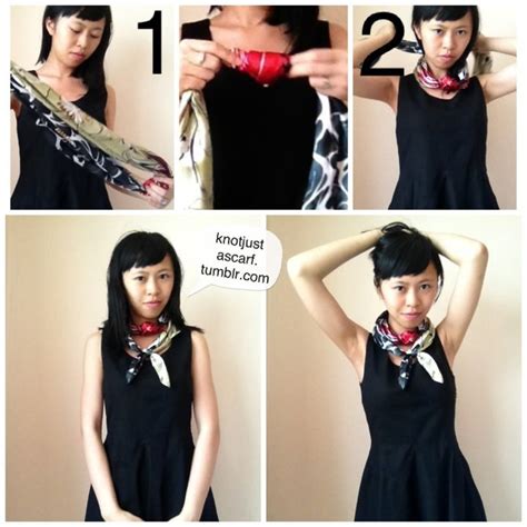 Knot Just A Scarf Tutorial 6 Preppy Knot How To Wear Scarves