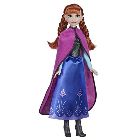 Disneys Frozen Shimmer Anna Fashion Doll Skirt Shoes And Long Red