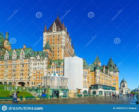 Dufferin Terrace And Chateau Frontenac In Quebec City Editorial Photography Image Of Landmark