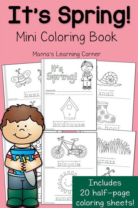 Spring Coloring Pages - Mamas Learning Corner